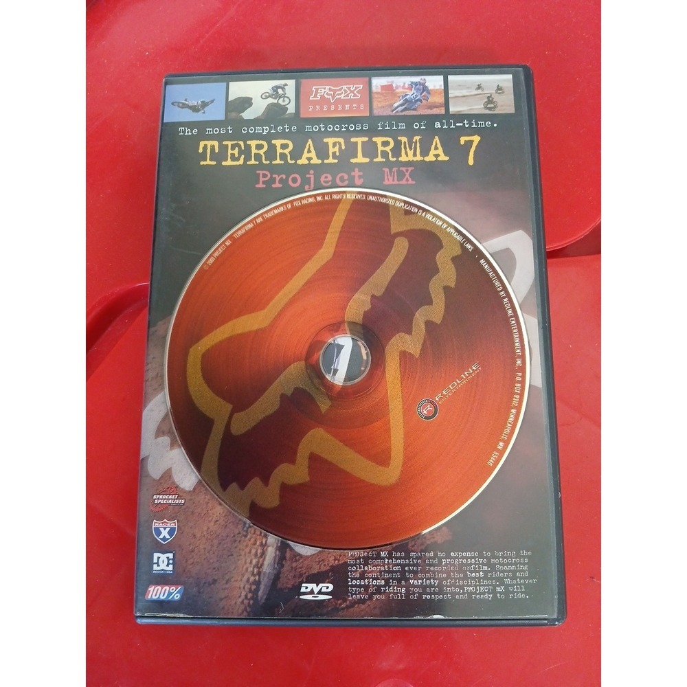 Terrafirma 7 - Project MX (DVD, 2002) Case Complete In Case‎ Motocross Bike